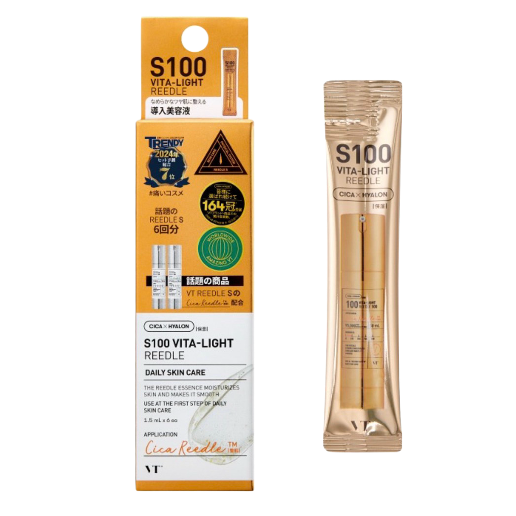 VT COSMETICS Serum do twarzy z kompleksem witamin Vita-Light Reedle Shot 100 1.5ml x 6