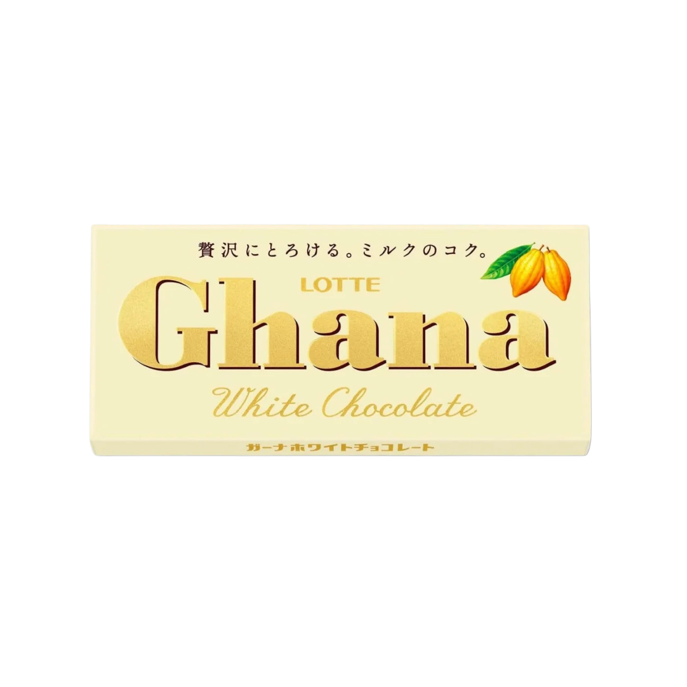 Lotte Ghana White Chocolate – biała czekolada, 45 g