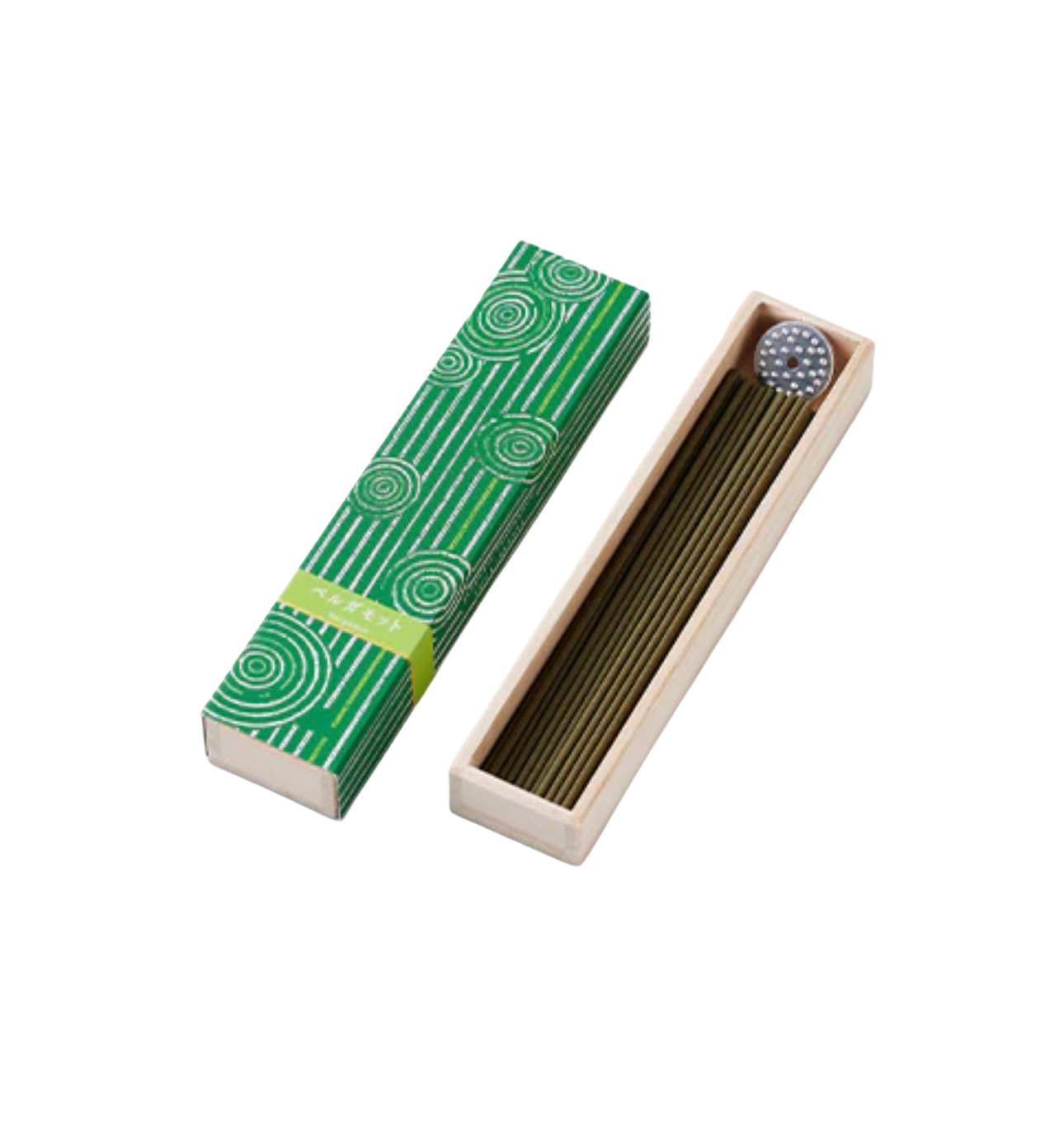 KOUSAIDO – Hyakuraku-ka Bergamot BERGAMOT (40 szt. + aluminiowa podstawka na kadzidło)