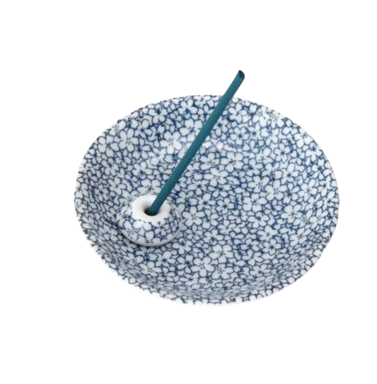 Podstawka na kadzidło, niebieska