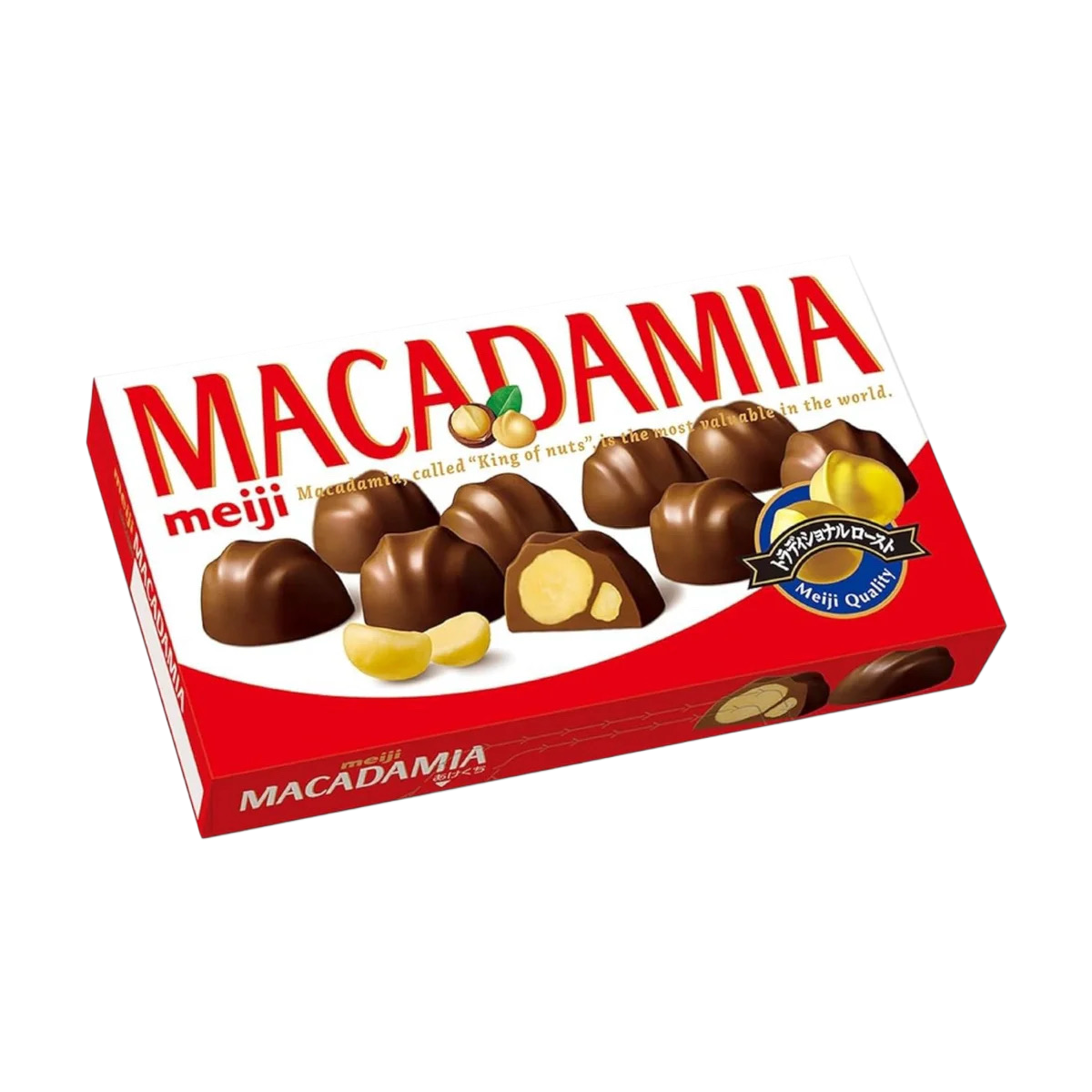 Meiji Macadamia Chocolate – czekoladki z orzechami makadamia, 9 sztuk