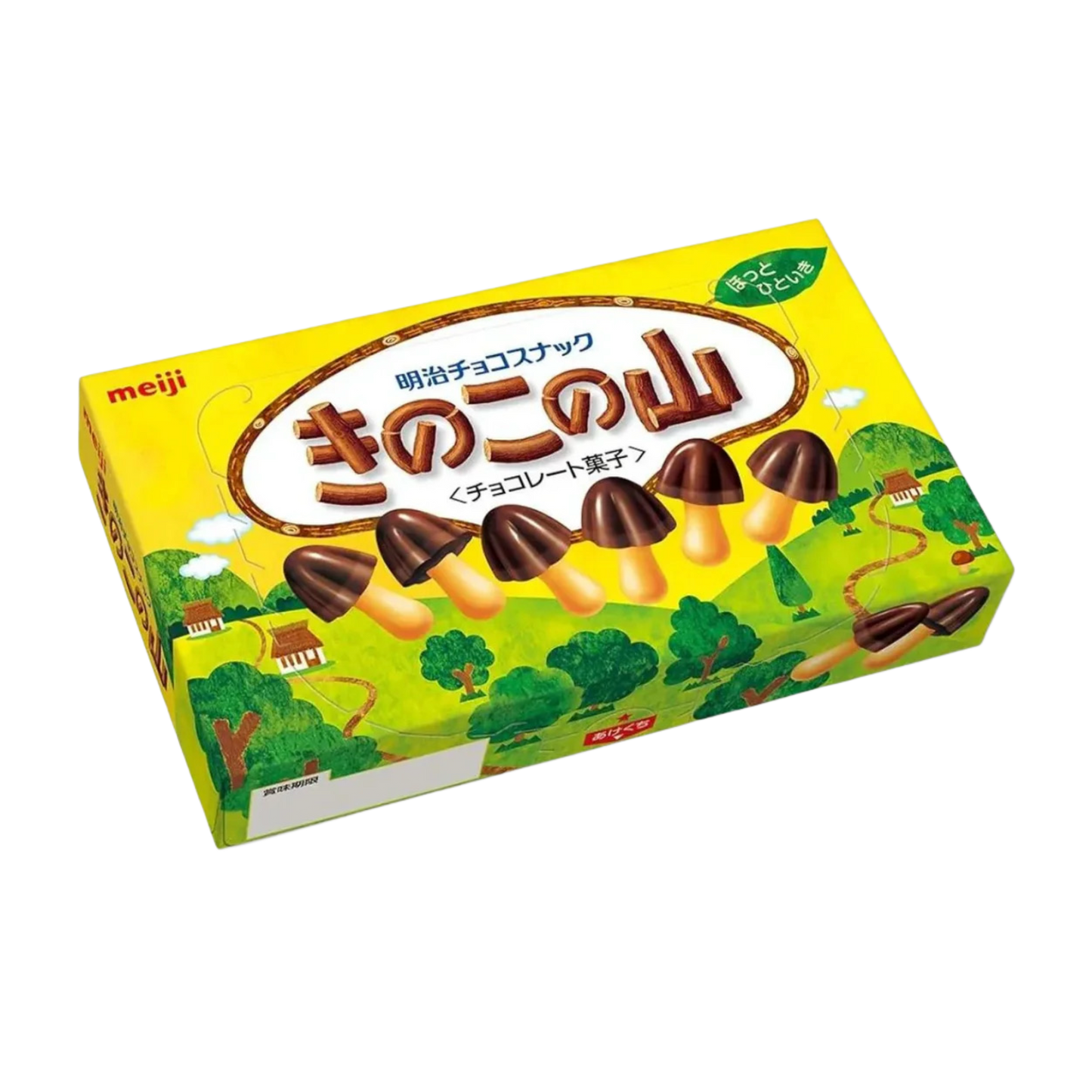 Meiji Kinoko no Yama Chocolate Snack – herbatniki w kształcie grzybków oblane czekoladą