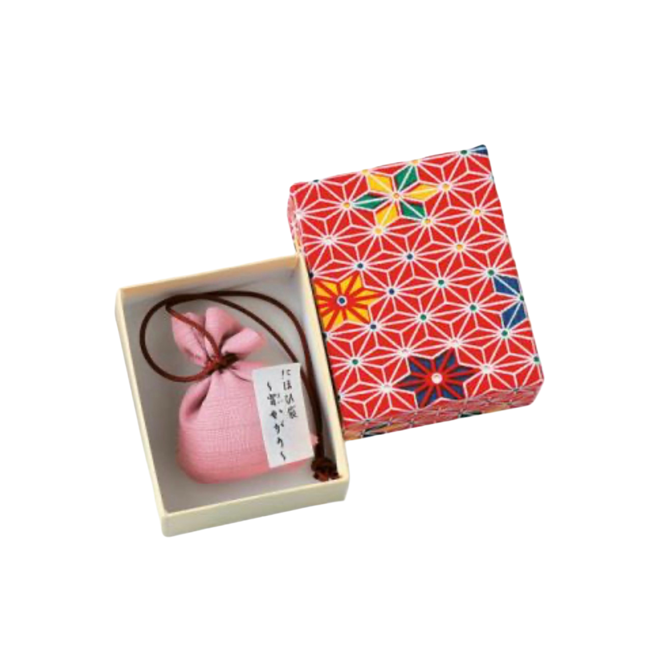 Woreczek zapachowy gładki (średni), Yoikagari, w pudełku z papieru Yuzen