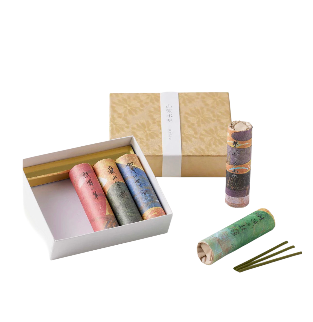 KOUSAIDO – Sanshi Suimei – zestaw kadzidełek (5x12 szt.)