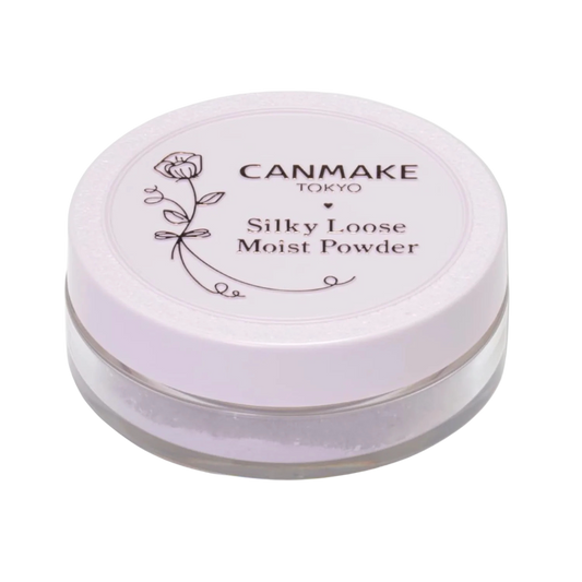 Puder sypki Canmake Silky Loose Moist Powder z filtrem SPF23 PA++, 6 g (różne odcienie)