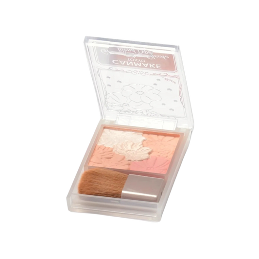Róż do policzków Canmake Glow Fleur Cheeks Blush Blend Type – dostępny w różnych odcieniach.