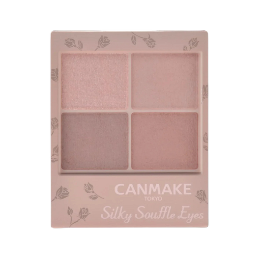 Paletka cieni do powiek Canmake Silky Souffle Eyes Palette (typ matowy) – 3,8 g (różne odcienie).