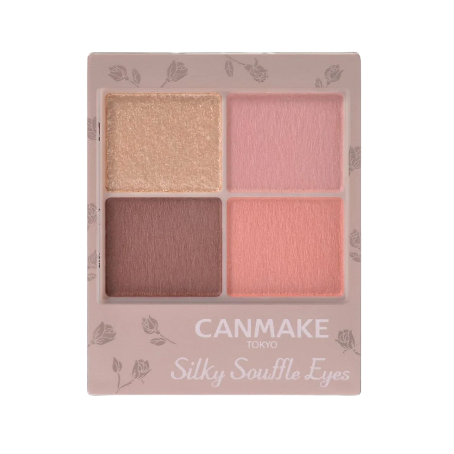 Paletka cieni do powiek Canmake Silky Souffle Eyes Palette (typ matowy) – 3,8 g (różne odcienie).