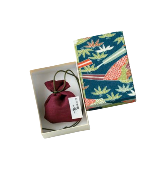 Woreczek zapachowy gładki (duży), Zen, opakowany w pudełko z papieru Yuzen