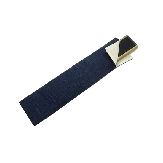 Wachlarz 5,3 cala z etui (granatowy/czerwony)