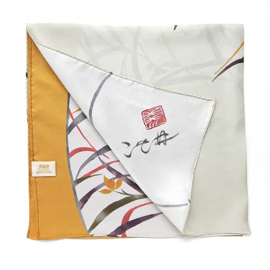 HANA Jedwabna MINI chusta „uczta kwiatów” (różne motywy)