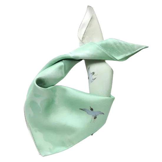 HANA Jedwabna MINI chusta „uczta kwiatów” (różne motywy)