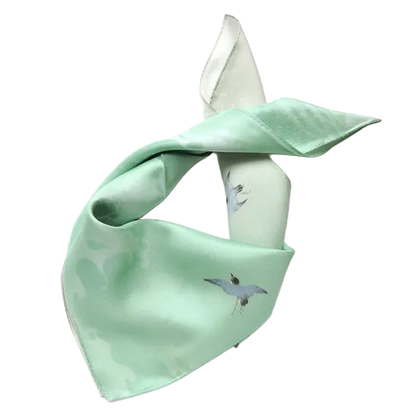 HANA Jedwabna MINI chusta „uczta kwiatów” (różne motywy)