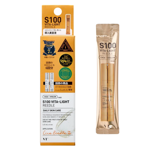 VT COSMETICS Serum do twarzy z kompleksem witamin Vita-Light Reedle Shot 100  1.5ml x 6