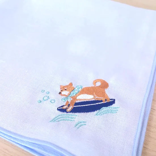 Haftowana chusteczka Nekohirune﻿ (różne wzory)