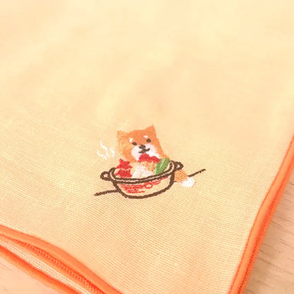 Haftowana chusteczka Nekohirune﻿ (różne wzory)
