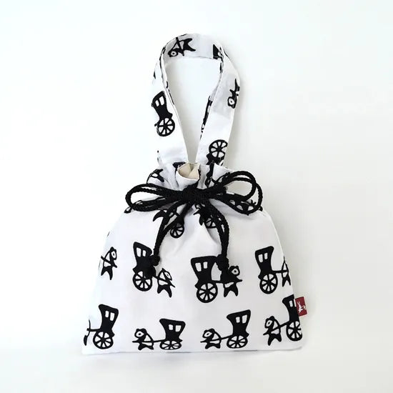 Kyō tenugui - Japoński woreczek z rączką (różne wzory)