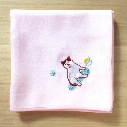 Haftowana chusteczka Nekohirune﻿ (różne wzory)