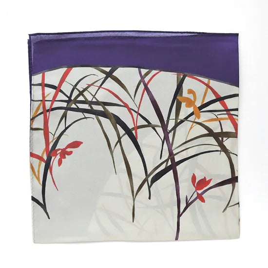 HANA Jedwabna MINI chusta „uczta kwiatów” (różne motywy)