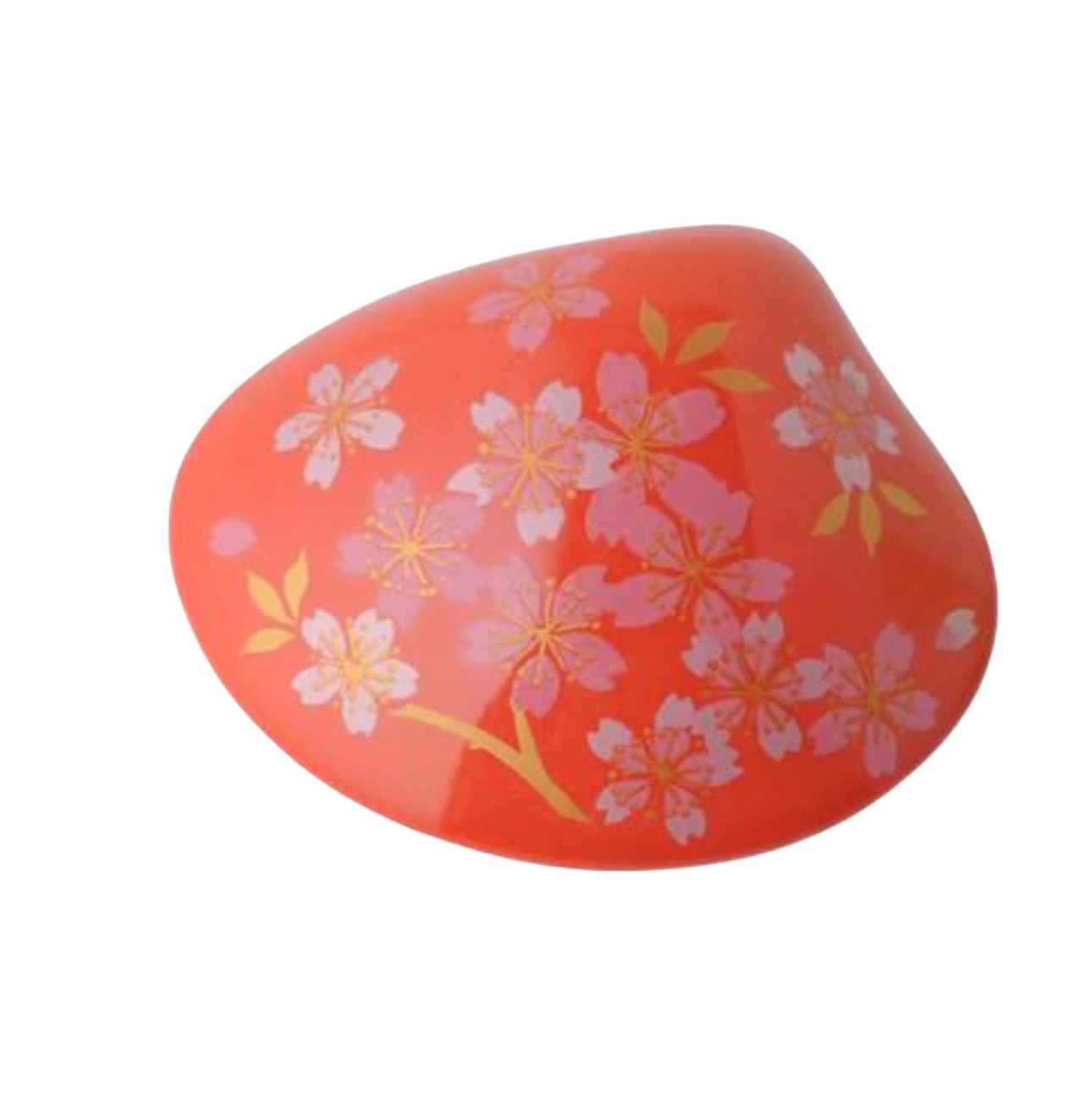 Podstawka na kadzidło inspirowana muszlą – czerwona wiśnia