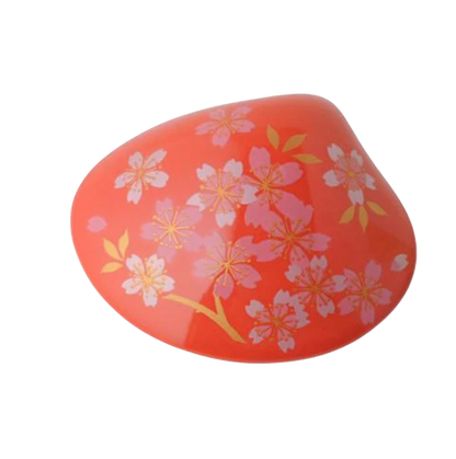 Podstawka na kadzidło inspirowana muszlą – czerwona wiśnia