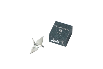 Podstawka na kadzidło z cyny – Żuraw