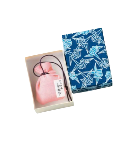 Woreczek zapachowy gładki (duży), Yume Hanabi, opakowany w pudełko z papieru Yuzen