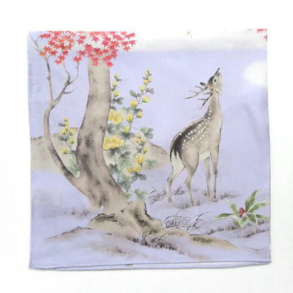 HANA Jedwabna MINI chusta „uczta kwiatów” (różne motywy)