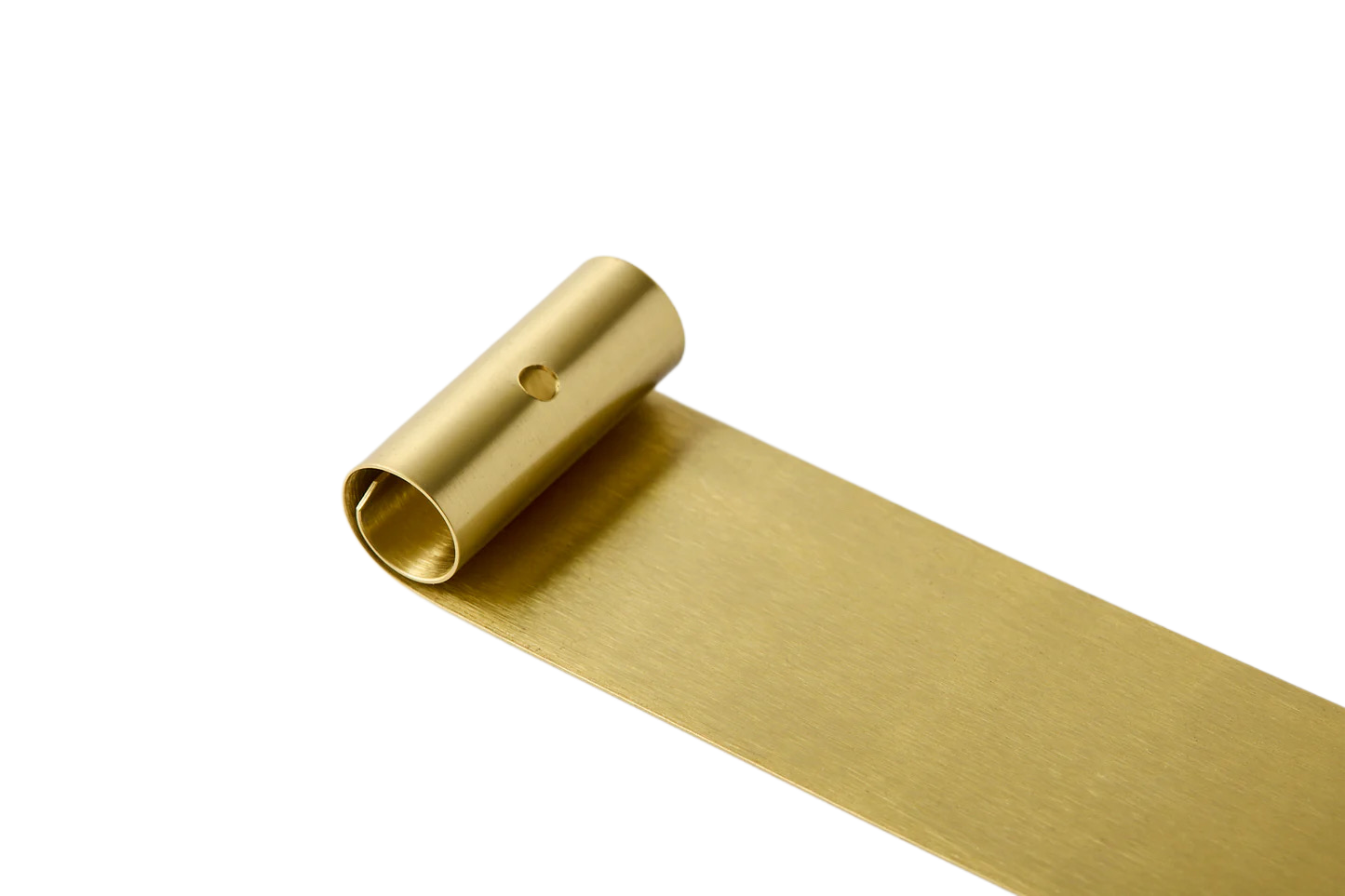 Mosiężna długa podstawka na kadzidło, wzorzysty model