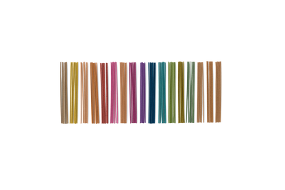 KOUSAIDO Hyakurakuko – zestaw 17 rodzajów kadzidełek (17x6szt. + długa podstawka na kadzidło)