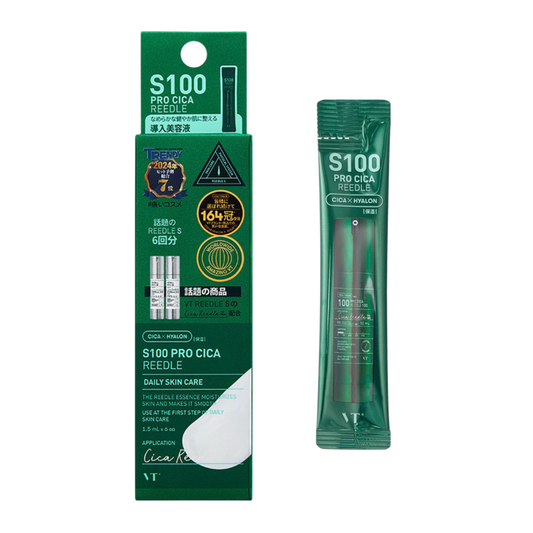 VT COSMETICS Serum do twarzy z ekstraktem z wąkroty azjatyckiej Pro Cica Reedle Shot 100  1.5ml x 6