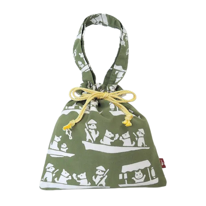 Kyō tenugui - Japoński woreczek z rączką (różne wzory)