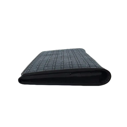 KOMON Długi portfel ze skóry naturalnej z prawdziwego jedwabiu (różne wzory)