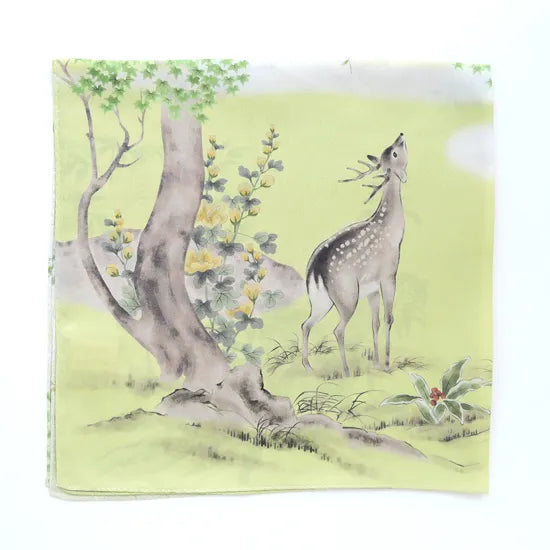 HANA Jedwabna MINI chusta „uczta kwiatów” (różne motywy)