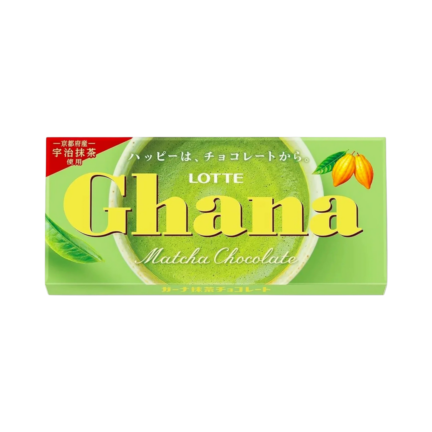 Lotte Ghana Matcha Chocolate﻿ – czekolada o smaku matcha, 45 g