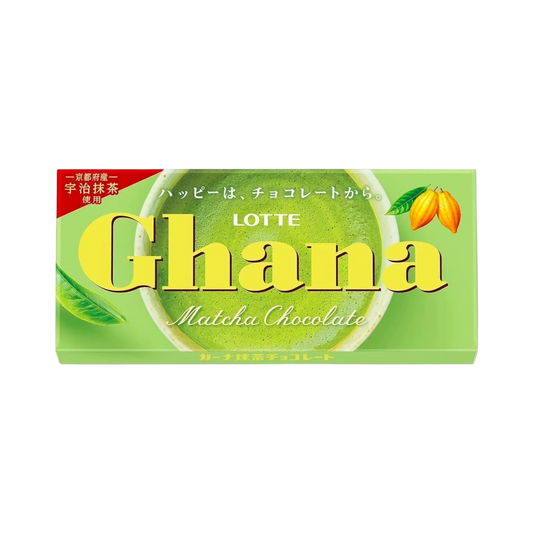 Lotte Ghana Matcha Chocolate﻿ – czekolada o smaku matcha, 45 g