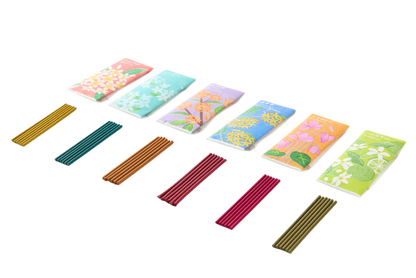 KOUSAIDO – Ikadenshin Zestaw zapachów Kō no Kokoro (6x6 szt. + podstawka na kadzidło)