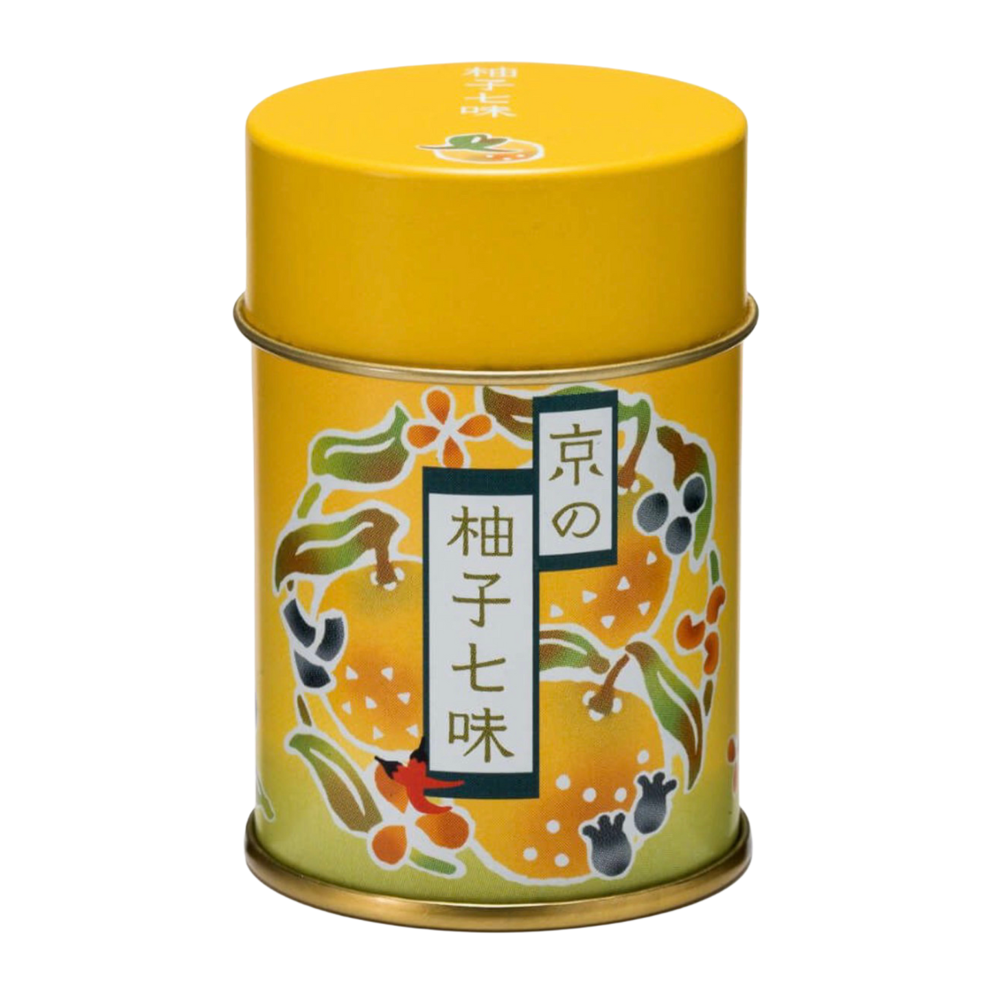 Assari washoku ni au “Shōkara” Kyō no Yuzu Shichimi kan﻿ – „łagodnie ostra” kyotyjska mieszanka przypraw z yuzu, doskonała do lekkich dań kuchni japońskiej, w puszce.