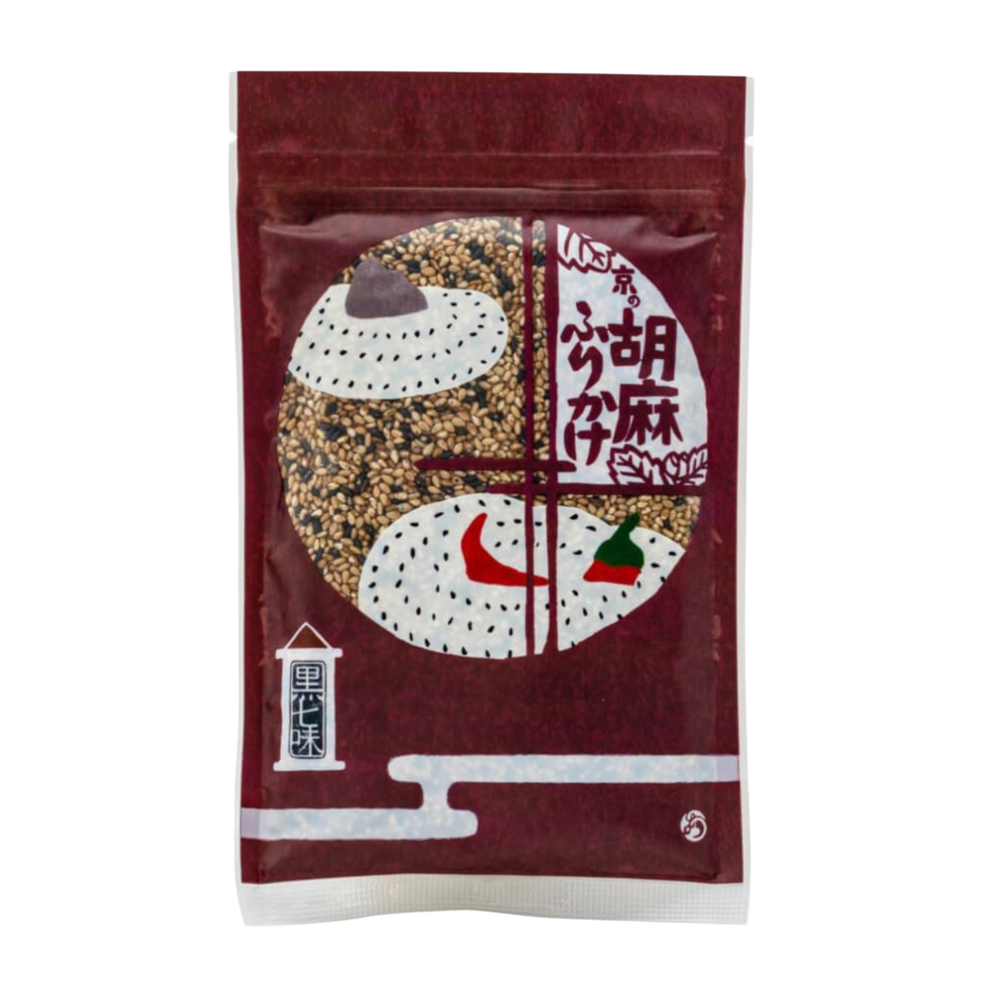 Posypka sezamowa z Kioto – o smaku 黒七味﻿ (kuro-shichimi, czarnej mieszanki siedmiu przypraw).