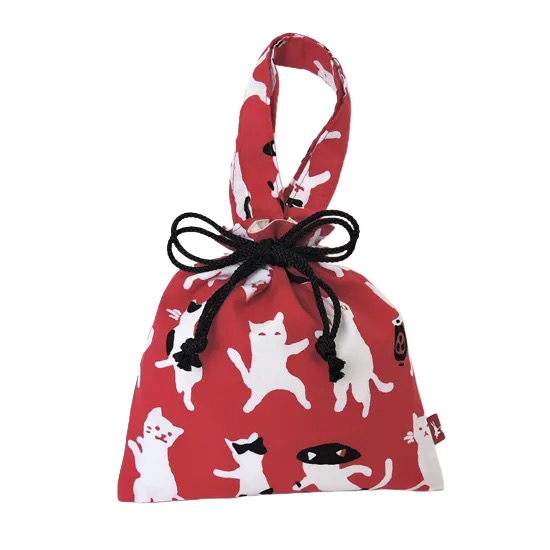 Kyō tenugui - Japoński woreczek z rączką (różne wzory)