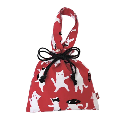 Kyō tenugui - Japoński woreczek z rączką (różne wzory)