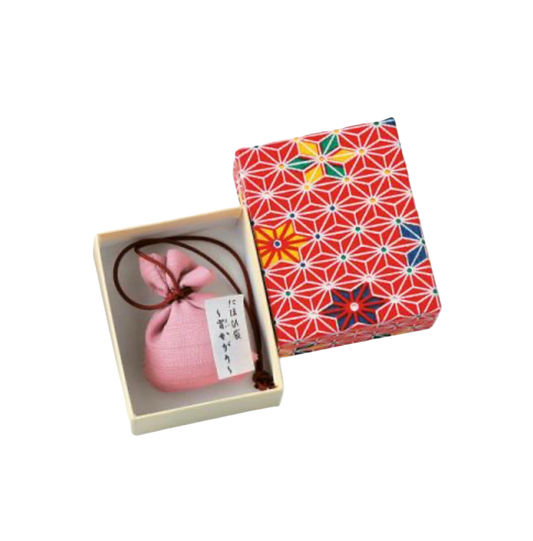 Woreczek zapachowy gładki (średni), Yoikagari, w pudełku z papieru Yuzen