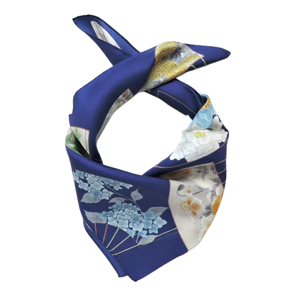 HANA Jedwabna MINI chusta „uczta kwiatów” (różne motywy)