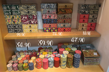 BOX / Komoda IWAI z papieru WASHI z Kioto - wykonany ręcznie (różne rodzaje)