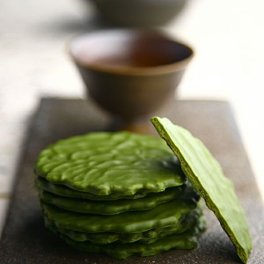 Uji Matcha Czekoladki Senbei Chayugetsu 8 sztuk