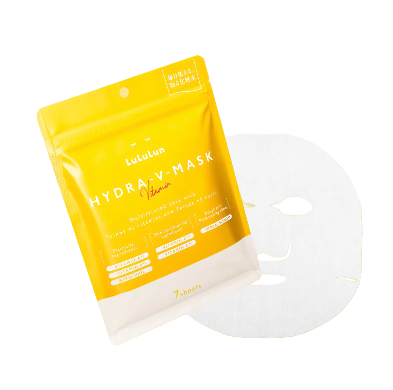 Lululun Hydra - V - Mask Vitamin (7 szt.)