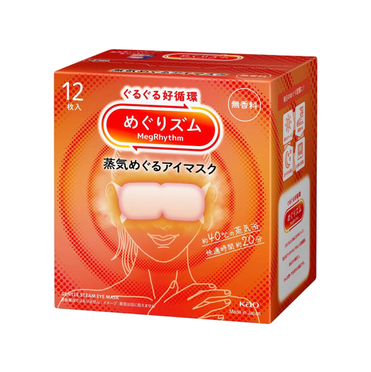 Kao MegRhythm — parowa maska na oczy (różne zapachy) ( 12 szt. )