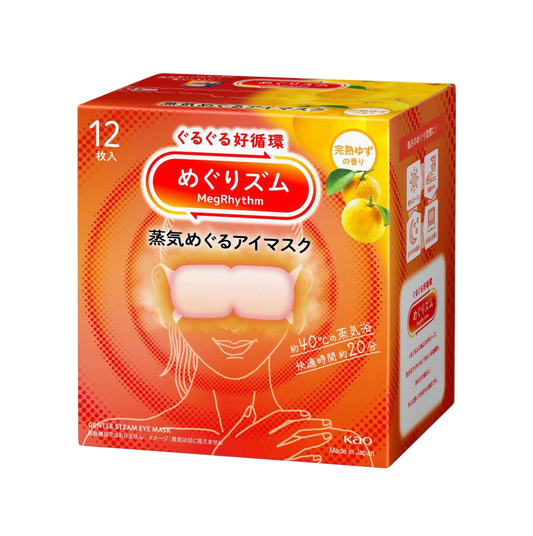 Kao MegRhythm — parowa maska na oczy (różne zapachy) ( 12 szt. )