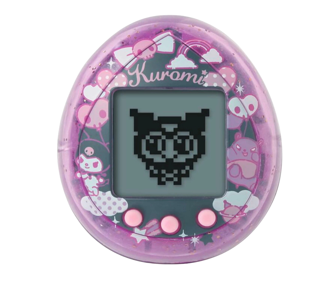 Tamagotchi nano inspirowane postaciami Sanrio — My Melody i Kuromi