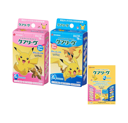 NICHIBAN Pokemon wodoodporne plastry ( 18 szt. )